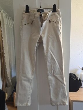 Cream Ralph Lauren jeans